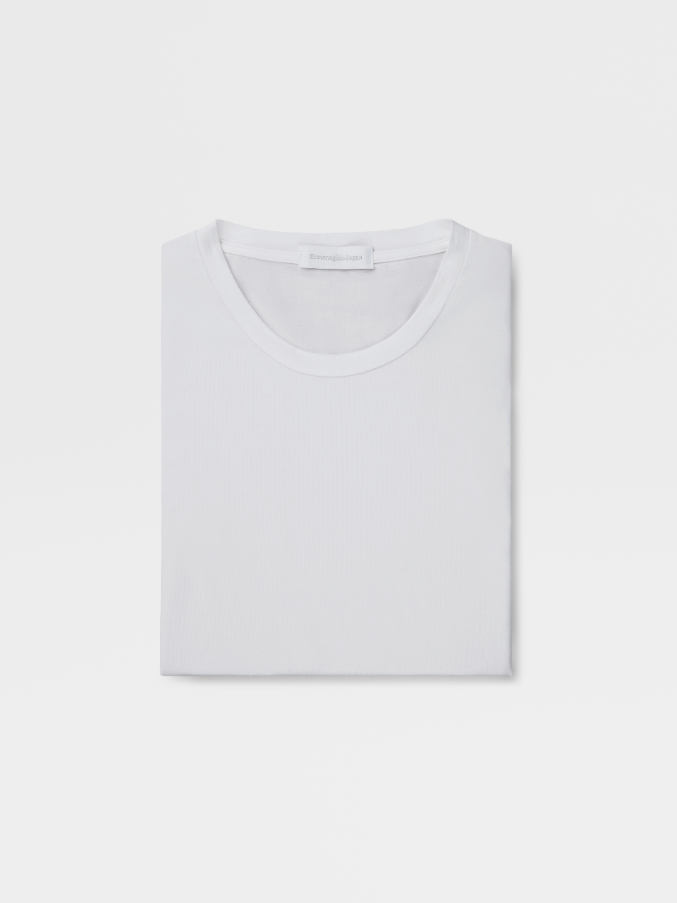 White Stretch Cotton T-Shirt